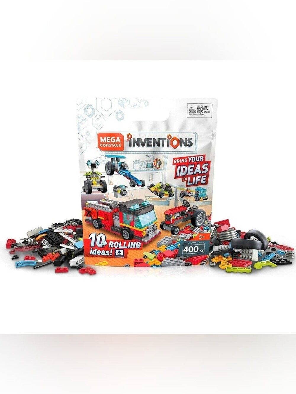 Mega Construx Bloks Inventions 400pc WHEELS BUILDING SET by Mega Brands / Mattel